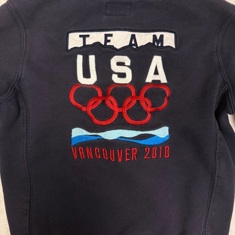 Ralph Lauren Team USA Olympic Vancouver 2010 Full‎ Zip Hoodie Kids 6 Sportswear